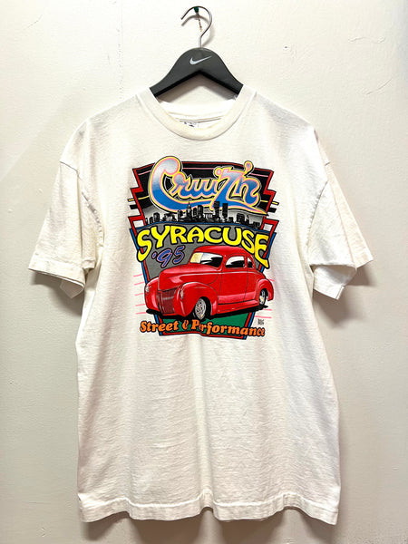 Vintage 1995 Cruisin’ Syracuse & Mena Street & Performance T-Shirt Sz L