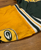 Green Bay Packers NFL 1/2 Zip Windbreaker Pullover Jacket Sz XXL