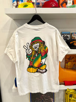 Vintage Dread Mountain Co Jamaica Rasta Style Peace Sign T-Shirt Sz L Made in USA