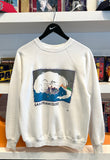 Vintage San Francisco Bay Fog Cat Tultex Sweatshirt Sz M Made in USA
