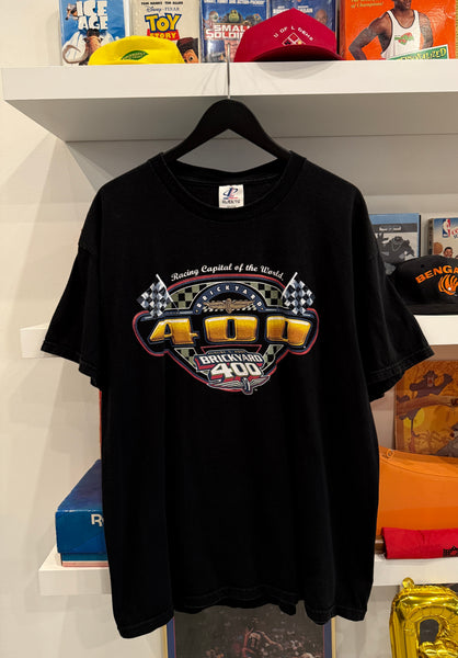 Vintage 2001 Brickyards 400 Indianapolis Motor Speedway T-Shirt Sz XL