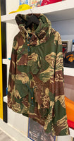 Camo Pullover Hooded Anorak Jacket Sz L