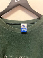 Champion Forest Green Script Logo Sweatshirt Sz XL