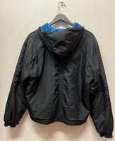 Vintage Nike Black Full Zip Windbreaker with Hood Sz S