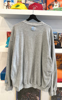North Carolina Tar Heels Reversed Out Embroidered Gray Starter Sweatshirt Sz XL