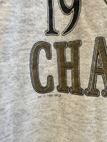 Vintage New Orleans Saints 1991 NFC Western Division Champions Sweatshirt Sz M Made in USA