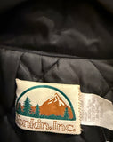 Vintage Caterpillar Puffer Quilt Lined Jacket Sz XXL