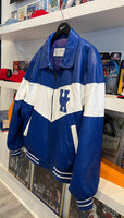 Vintage UK Wildcats Yudofsky Louisville Bomber Leather Jacket Sz XL