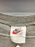 Vintage Nike Mini Swoosh Gray Sweatshirt Sz L Made in USA