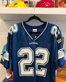 NWT Vintage Emmitt Smith #22 Dallas Cowboys Jersey Sz L Made in USA