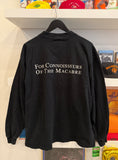Vintage 90s Night Gallery Cafe Greenwich Village New York City For Connoisseurs of the Macabre Long Sleeve T-Shirt Sz L
