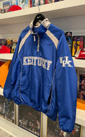 UK University of Kentucky 1/4 Zip Windbreaker Sz L
