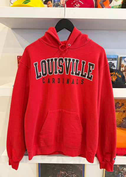 University of Louisville Cardinals Red Champion Hoodie Sz M