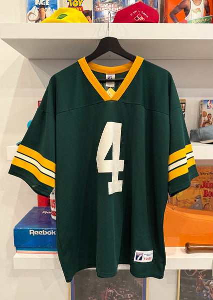 Vintage Green Bay Packers Brett Favre #4 Jersey Sz XL Logo 7 Made in USA