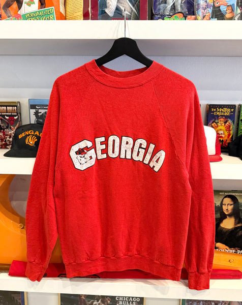 Vintage University of Georgia Bulldogs Sweatshirt Sz M Made in USA