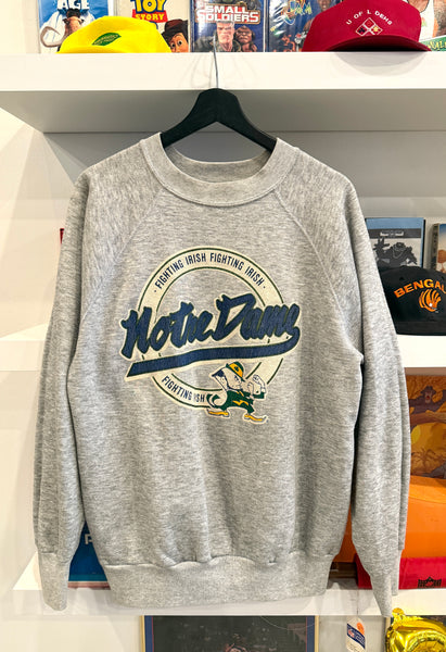 Vintage University of Notre Dame Fighting Irish Champion Sweatshirt Sz L Made in USA