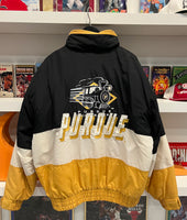 Vintage Purdue Boilermakers Puffer Jacket with Hood Sz XL