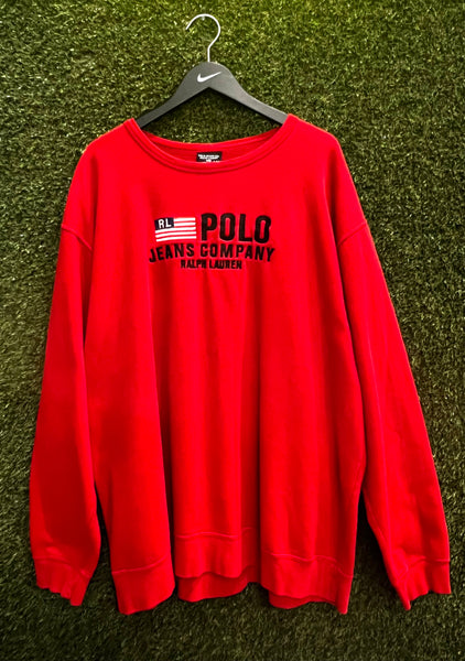 Vintage Ralph Lauren Polo Jeans Sweatshirt Sz XXL