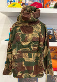 Camo Pullover Hooded Anorak Jacket Sz L