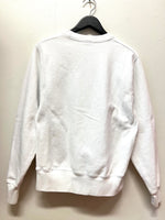 White Champion Reverse Weave Sweatshirt Sz S