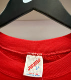 Vintage IU Indiana University Hoosiers Emblem Sweatshirt Sz M Made in USA