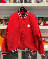 Vintage IU Indiana Corduroy Bomber Jacket Sz XL