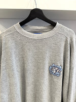 North Carolina Tar Heels Reversed Out Embroidered Gray Starter Sweatshirt Sz XL