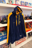 Vintage Indiana Pacers Reebok Velour Warm Up Jacket Sz L