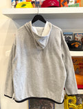 Vintage Nike Gray Hoodie with Black Trim Sz XL