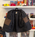 Vintage Carhartt Chestnut Brown Quilted Sandstone Duck Canvas Chore Jacket Coat Sz  XL