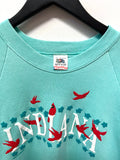 Vintage 1990 Indiana Cardinal Birds Sweatshirt Sz L