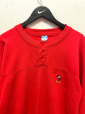 Vintage Mickey Button up Sweatshirt Sz L