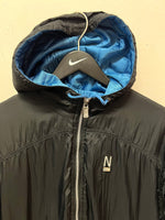 Vintage Nike Black Full Zip Windbreaker with Hood Sz S