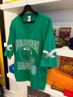 Vintage Philadelphia Eagles NFL Garan Jersey T-Shirt Sz L Made in USA