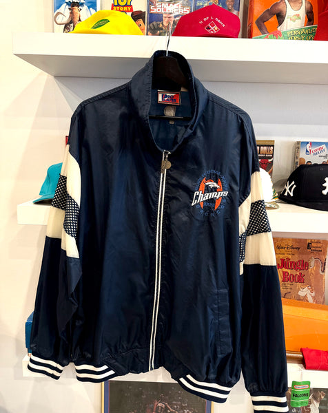 Vintage 1998 Denver Broncos Super Bowl XXXII Champs Windbreaker Jacket Sz L