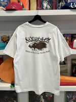 C.C. Filson Co. American Outfitter Seattle Moose Pocket T-Shirt Sz XL Front & Back Graphics