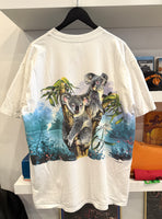 Vintage Koalas Eucalyptus Trees Front & Back Large Graphics T-Shirt Sz XL Made in USA