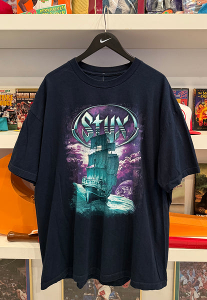STYX World Concert Tour T-Shirt Sz XXL Front & Back Graphics
