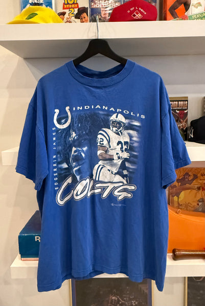 Vintage 1999 Indianapolis Colts Edgerrin James T-Shirt Sz XL