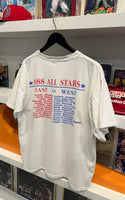 Vintage 1988 38th Anniversary NBA All Star Game Chicago Caricatures T-Shirt Sz L
