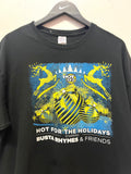 Vintage Hot 97 FM Hot for the Holidays Starring Busta Rhymes & Friends T-Shirt Front & Back Graphics Sz XL