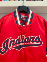 Vintage Cleveland Indians MLB Starter Puffer Jacket Sz XL