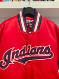Vintage Cleveland Indians MLB Starter Puffer Jacket Sz XL