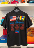 Vintage 1989 Rolling Stones Steel Wheels The North American Tour T-Shirt Sz L Made in USA