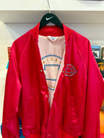 Vintage Chevrolet Satin EmbroideredJacket Sz M