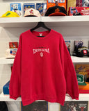 Vintage IU Indiana University Embroidered Sweatshirt Sz XL