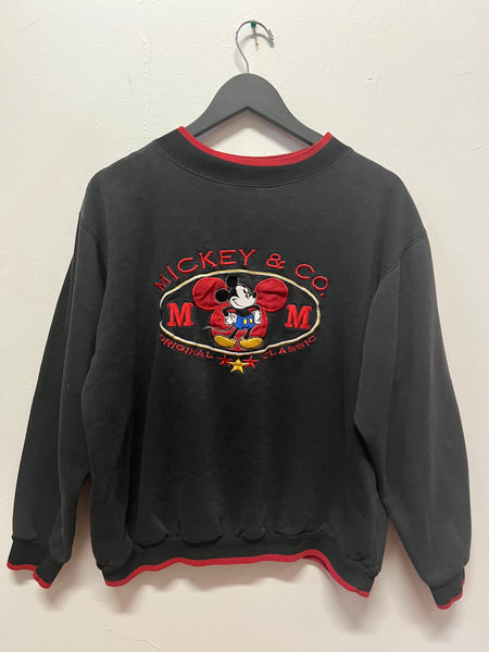 Vintage Mickey & Co Original Classic Sweatshirt Embroidered Sz M
