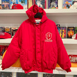 Vintage IU Indiana Hoosiers Puffer Jacket with Hood Sz XL