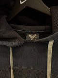Avirex Black Embroidered Hoodie Sz M/L