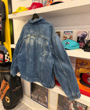Vintage Carhartt Acid Wash Denim Trucker Jacket Sz XXL